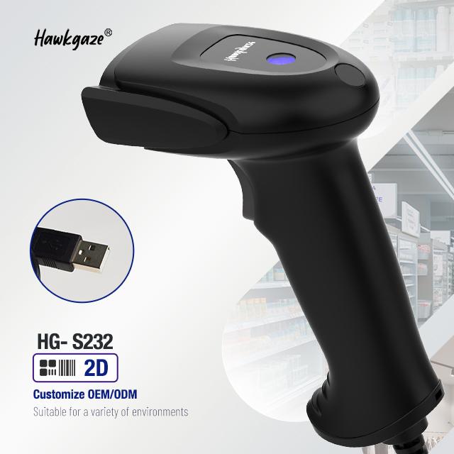 Wireless Barcode Scanner 2D Qr Laser - 1D 2D QR Wireless Barcode Scanner