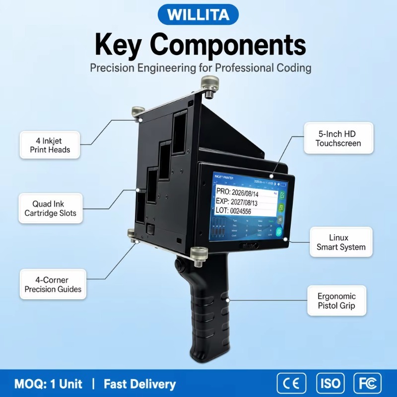 10cm Large Format TIJ Handheld - Handheld Inkjet Date Code Printer Gun review and price
