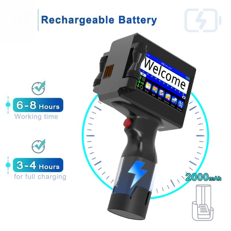 New Upgrade Expiry Date Code M - Handheld Inkjet Date Code Printer Gun review and price
