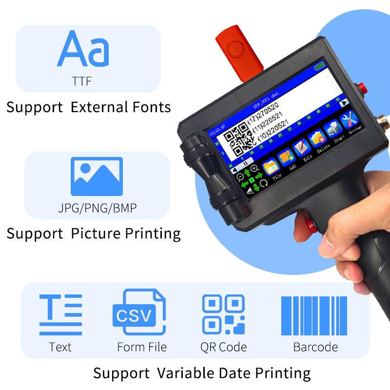 New Upgrade Expiry Date Code M - Handheld Inkjet Date Code Printer Gun review and price