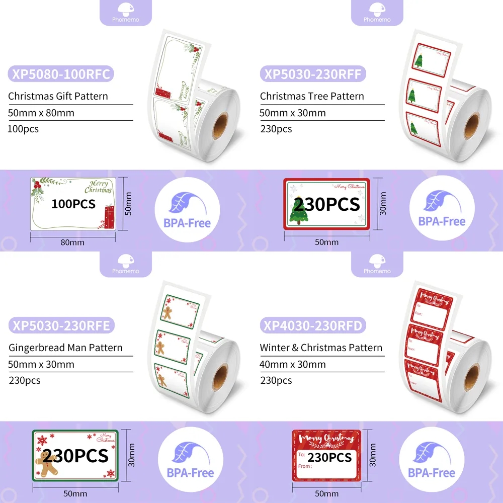 Phomemo Sticker Paper for M110 - Round Sticker Thermal Labels Colored review and price