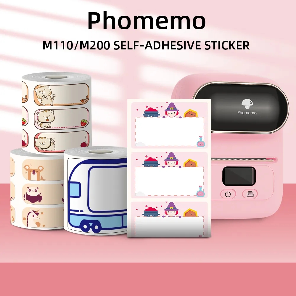 Phomemo Sticker Paper for M110 - Round Sticker Thermal Labels Colored review and price