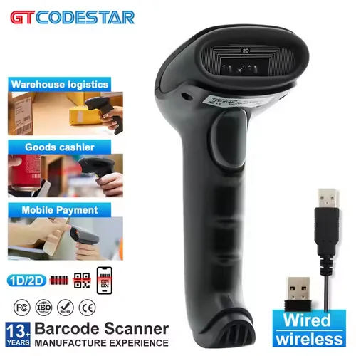 GTCODESTAR Handheld Wireless B - Wireless Barcode Scanner 2D Qr Laser review and price