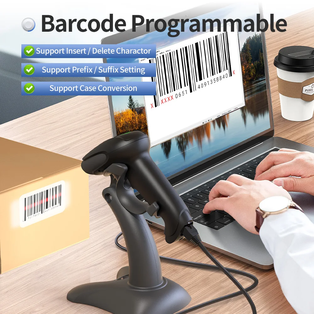 GTCODESTAR Handheld Wireless B - Wireless Barcode Scanner 2D Qr Laser review and price