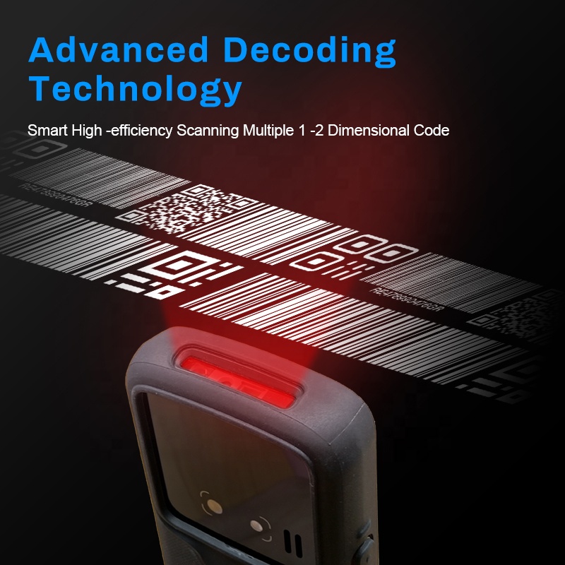 Android 9.0 4G NFC Rugged Wire - Handheld Pda Scanner Android Barcode review and price