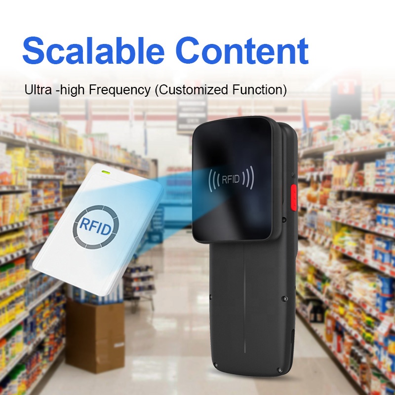 Android 9.0 4G NFC Rugged Wire - Handheld Pda Scanner Android Barcode review and price