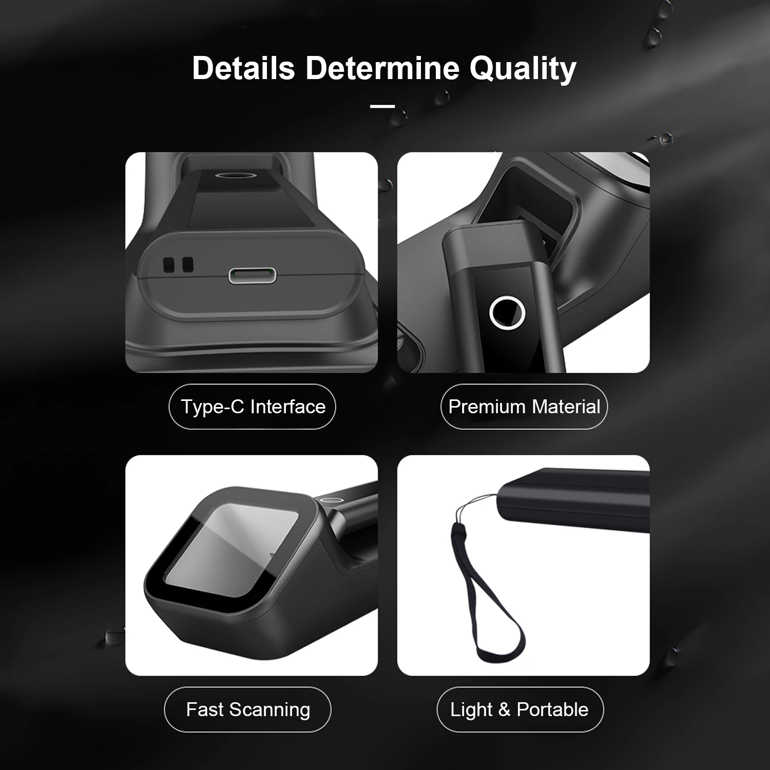 Industrial Rugged Long Range W - Wireless Barcode Scanner 2D Qr Laser review and price
