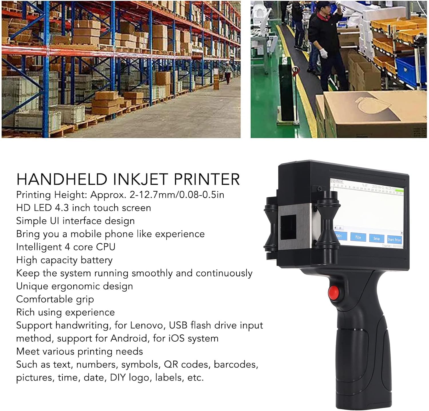 Handheld Inkjet Printer Gun, Q - Handheld Inkjet Date Code Printer Gun review and price