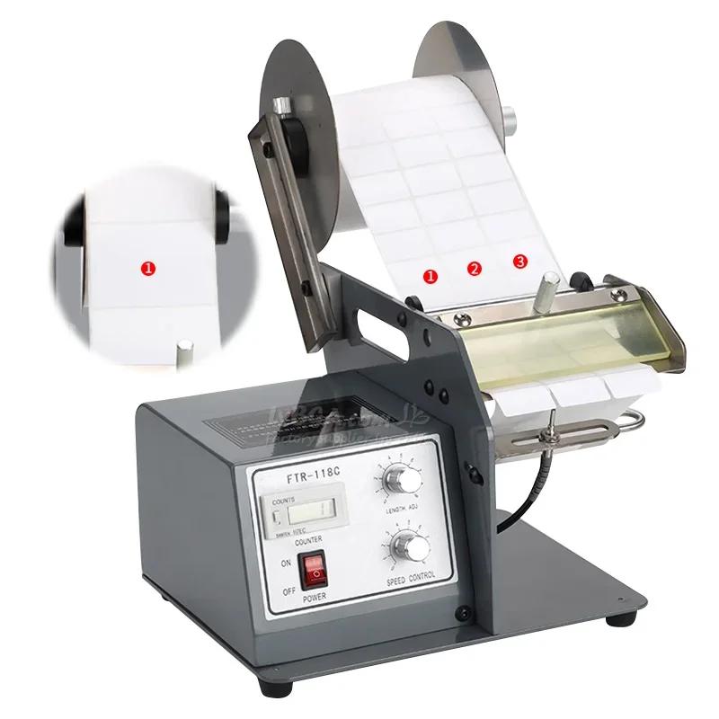 Fiber Induction Sticker Label  - Label Dispenser Electric Peel Machine review and price