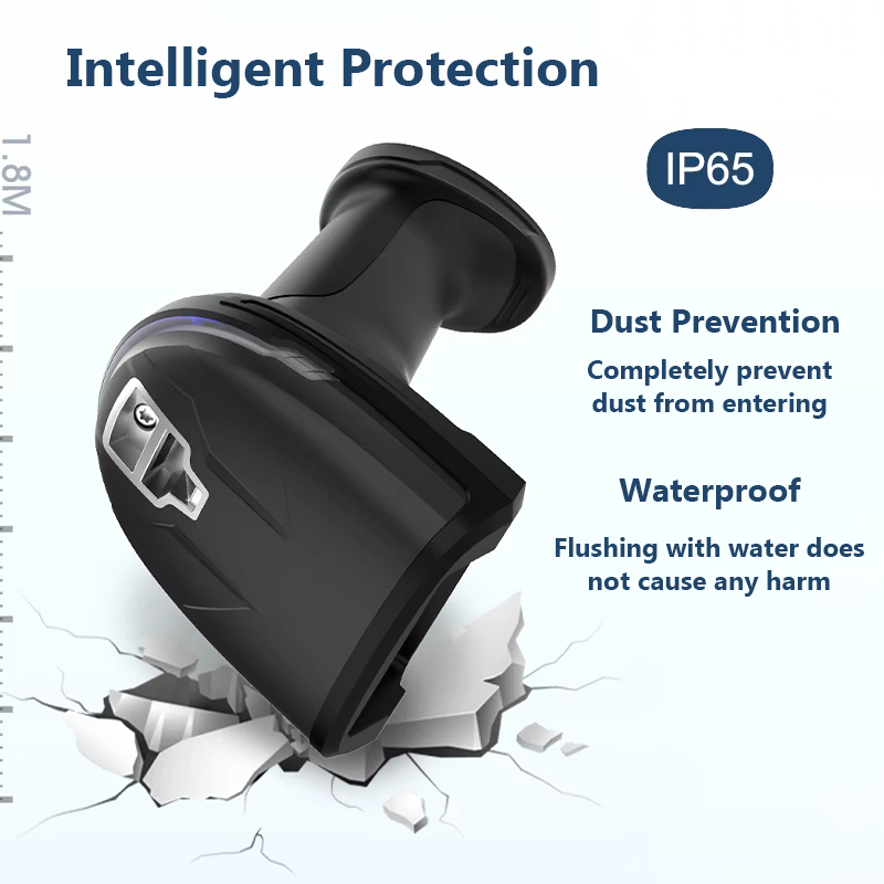 Laser High Speed Portable 2d B - Wireless Barcode Scanner 2D Qr Laser review and price