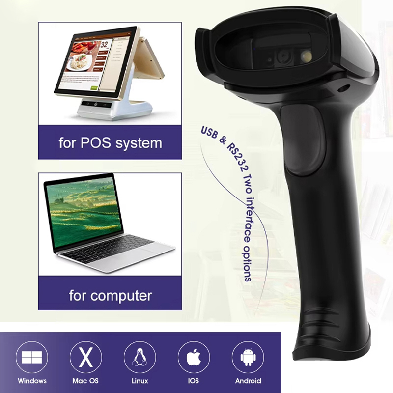 1D 2D QR Wireless Barcode Scan - Wireless Barcode Scanner 2D Qr Laser review and price