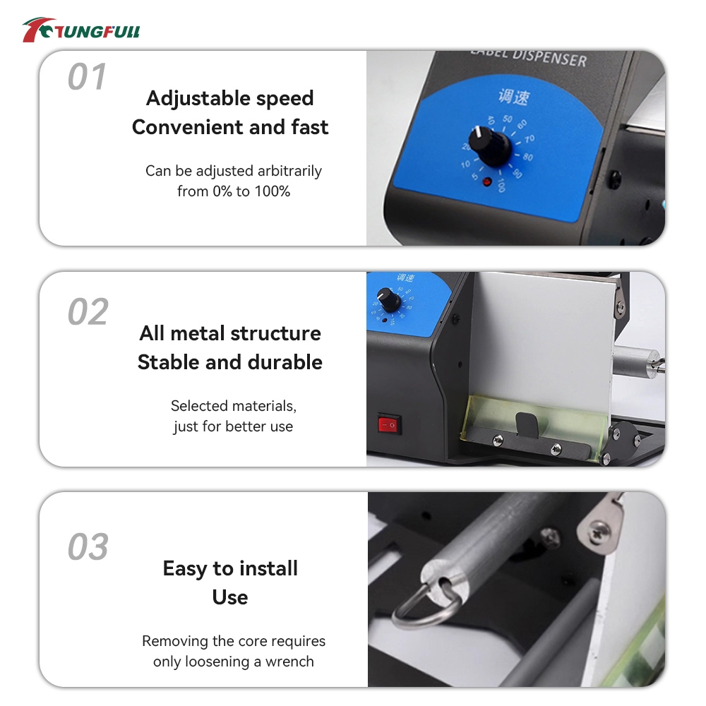 TUNGFULL Automatic Label Dispe - Label Dispenser Electric Peel Machine review and price