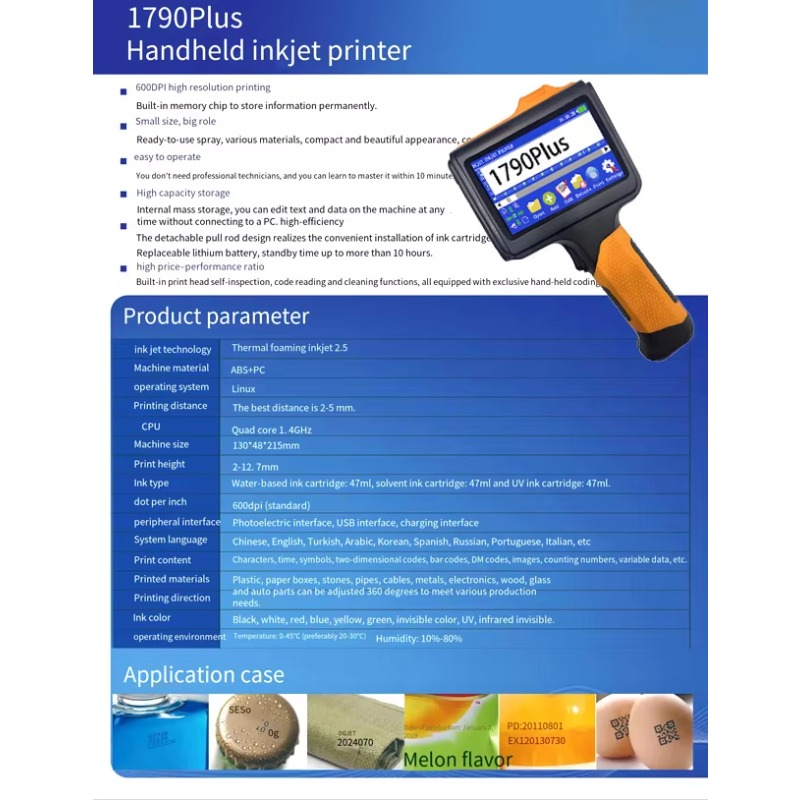Handheld  Portable Inkjet Prin - Handheld Inkjet Date Code Printer Gun review and price