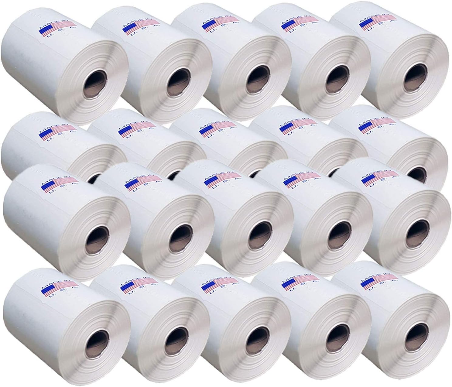 20 Rolls of 250 (USA Made) 4x6 - Thermal Shipping Label Roll 4X6 500 review and price