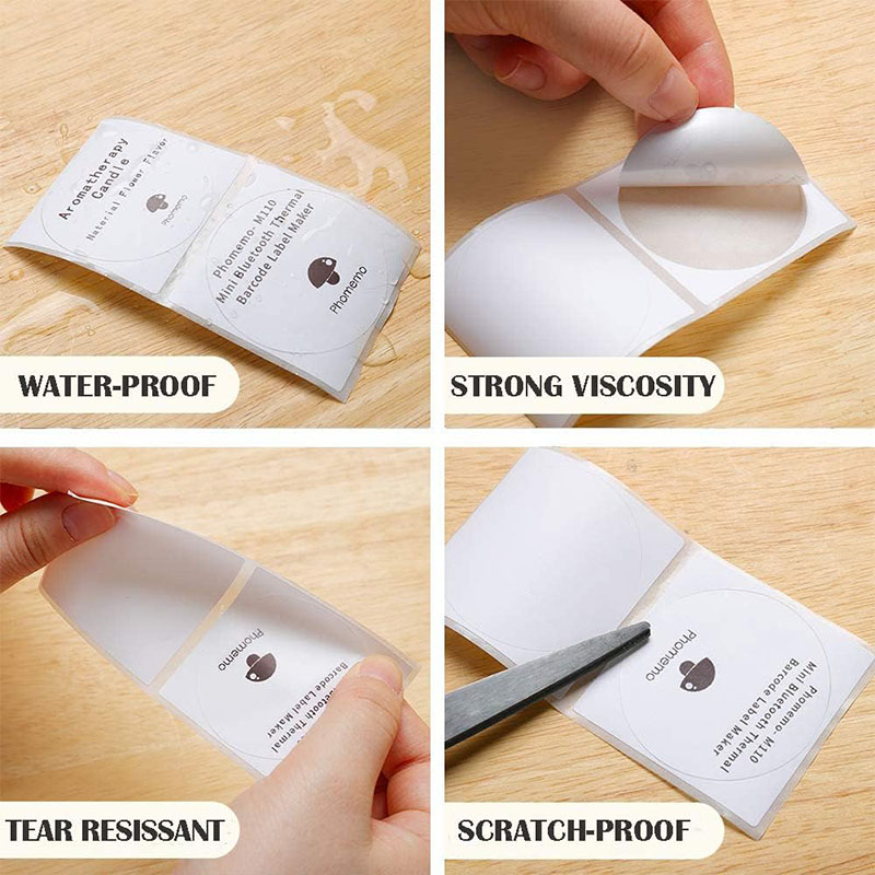 50x50mm Round Thermal Label Ro - Round Sticker Thermal Labels Colored review and price