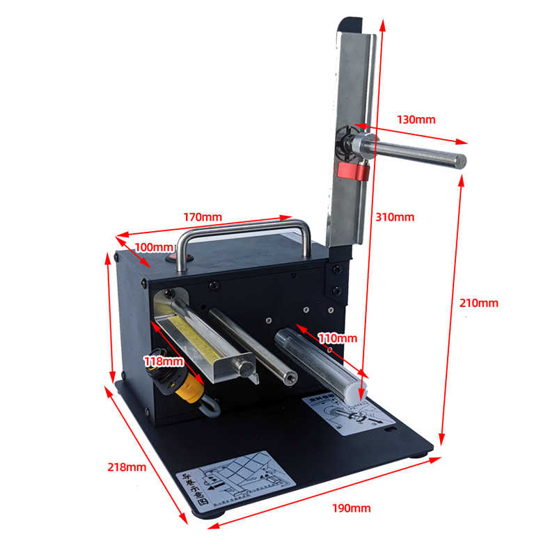 L1 Electric Automatic Label Di - Label Dispenser Electric Peel Machine review and price