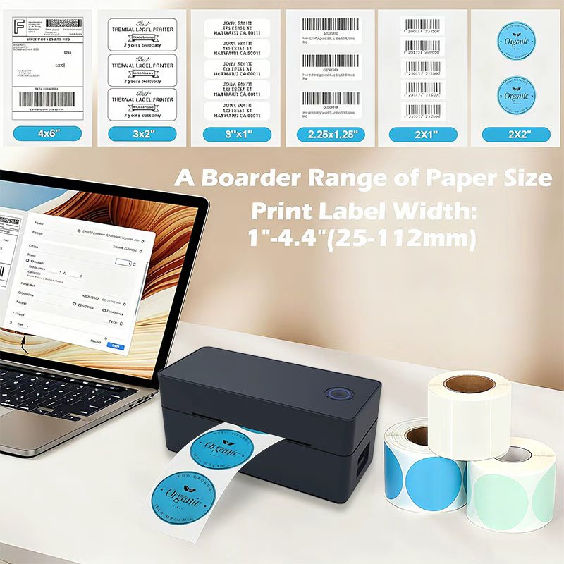 Wireless Bluetooth Thermal Des - Thermal Label Printer 4X6 Shipping review and price