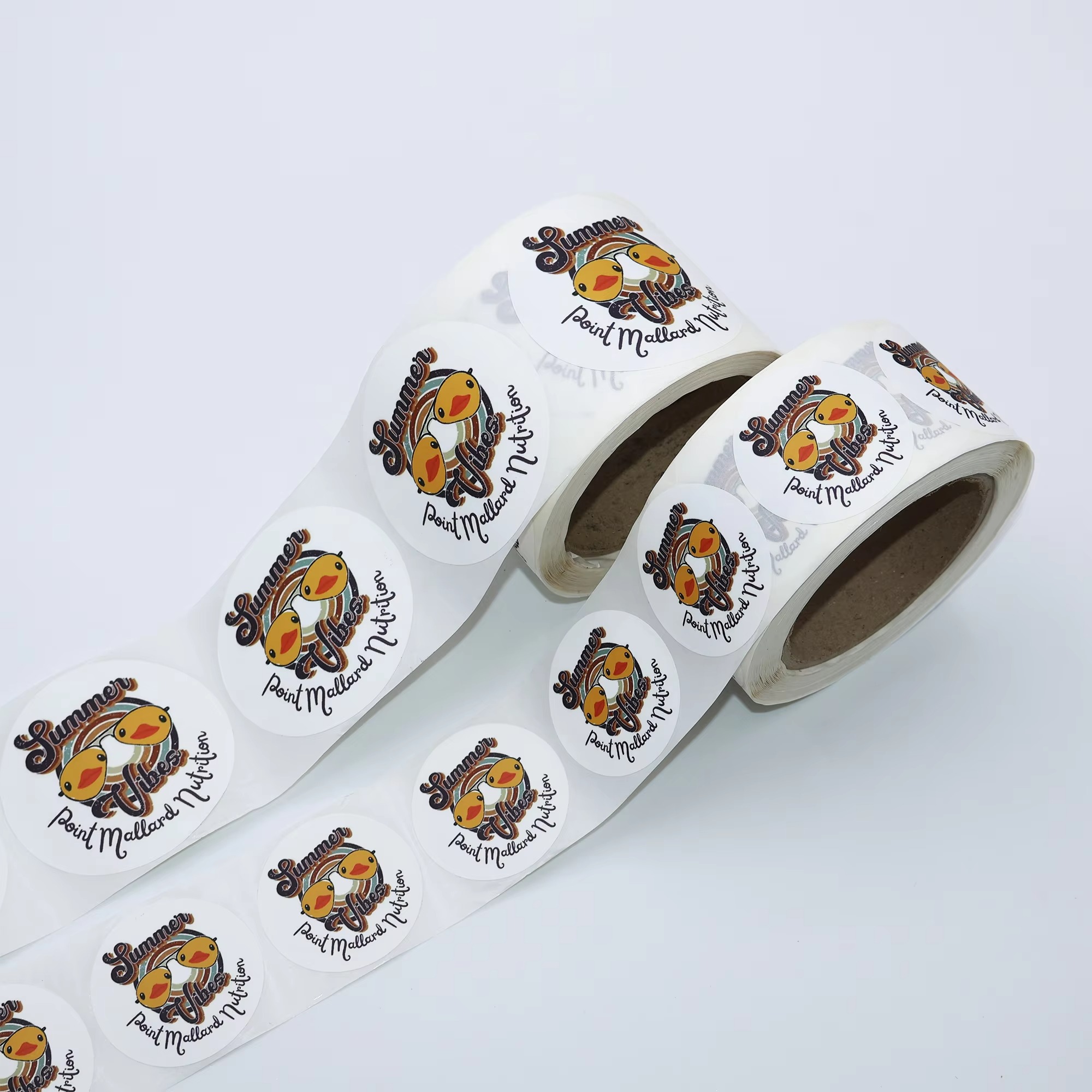 Custom Rainbow Thermal Label S - Round Sticker Thermal Labels Colored review and price