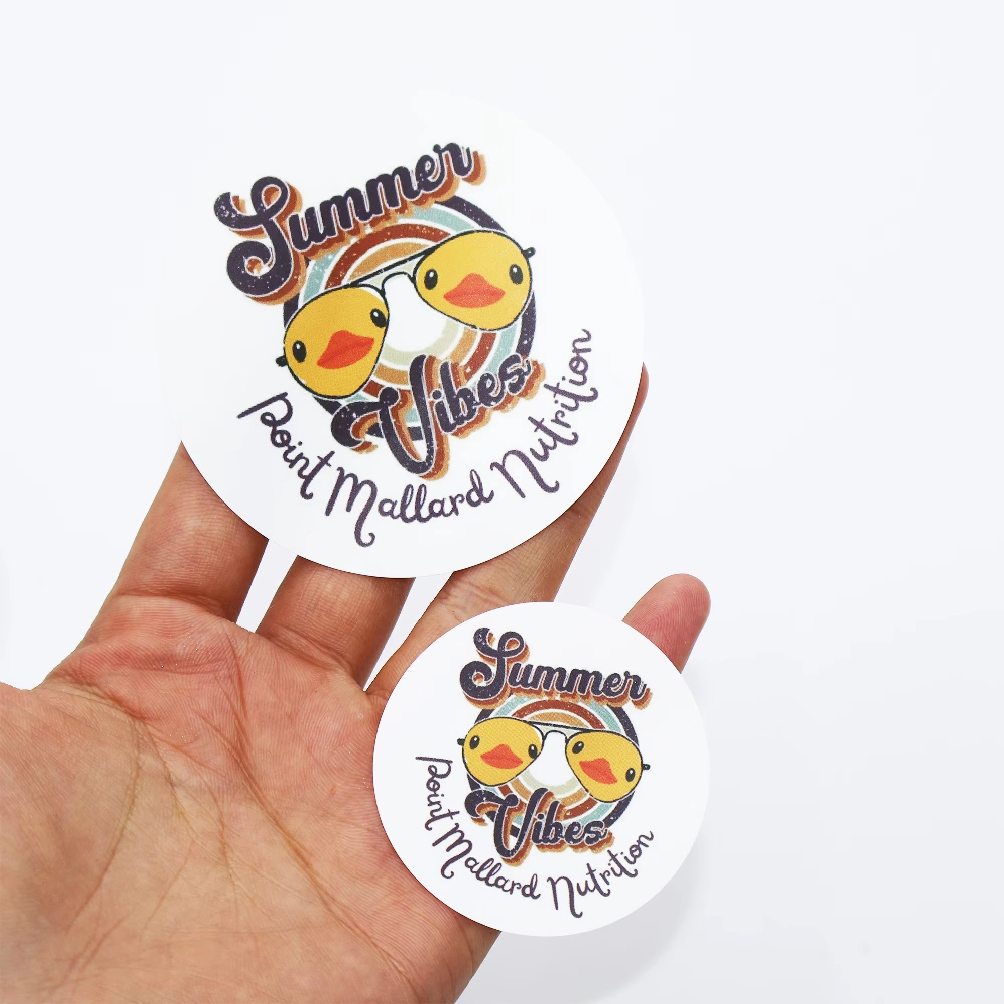 Custom Rainbow Thermal Label S - Round Sticker Thermal Labels Colored review and price