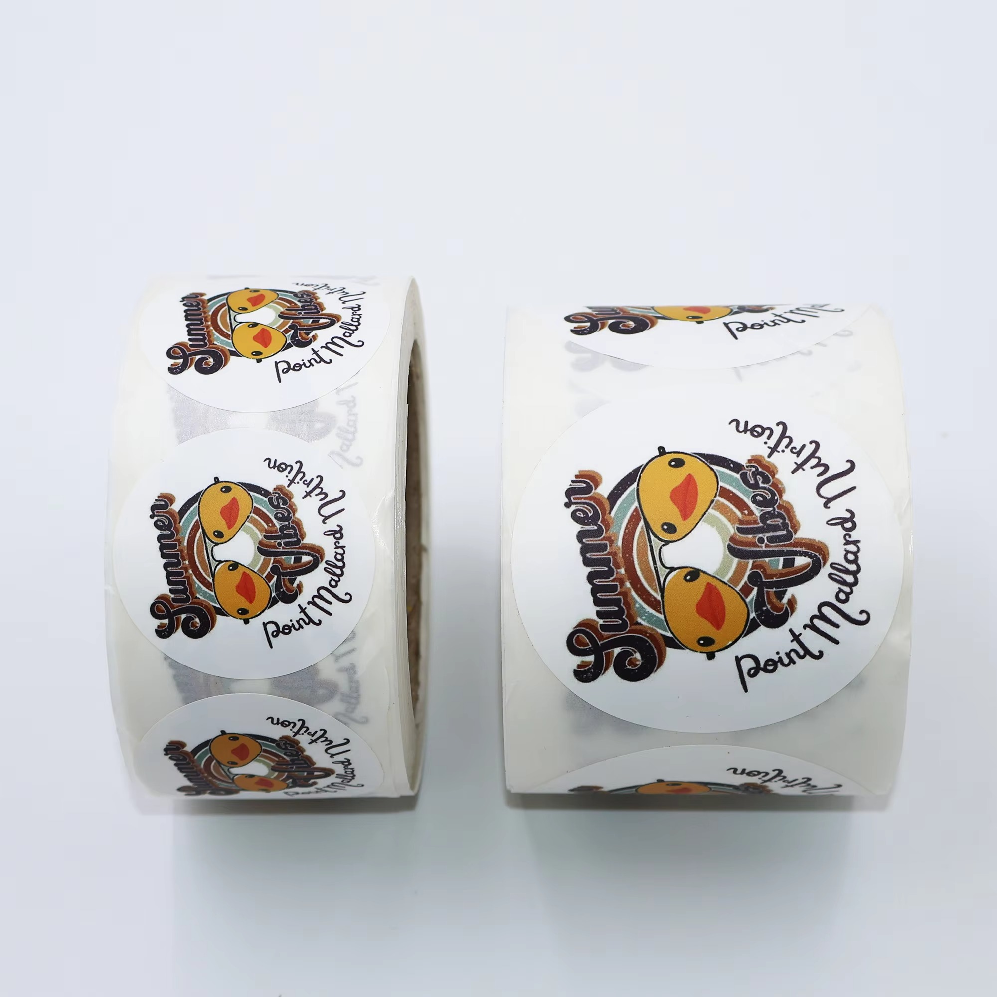 Custom Rainbow Thermal Label S - Round Sticker Thermal Labels Colored review and price