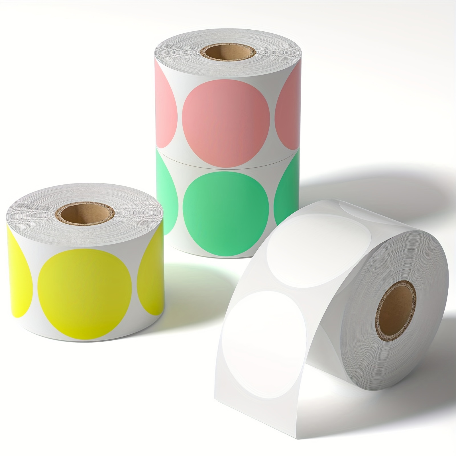 2 Inch Color Coding Thermal La - Round Sticker Thermal Labels Colored review and price