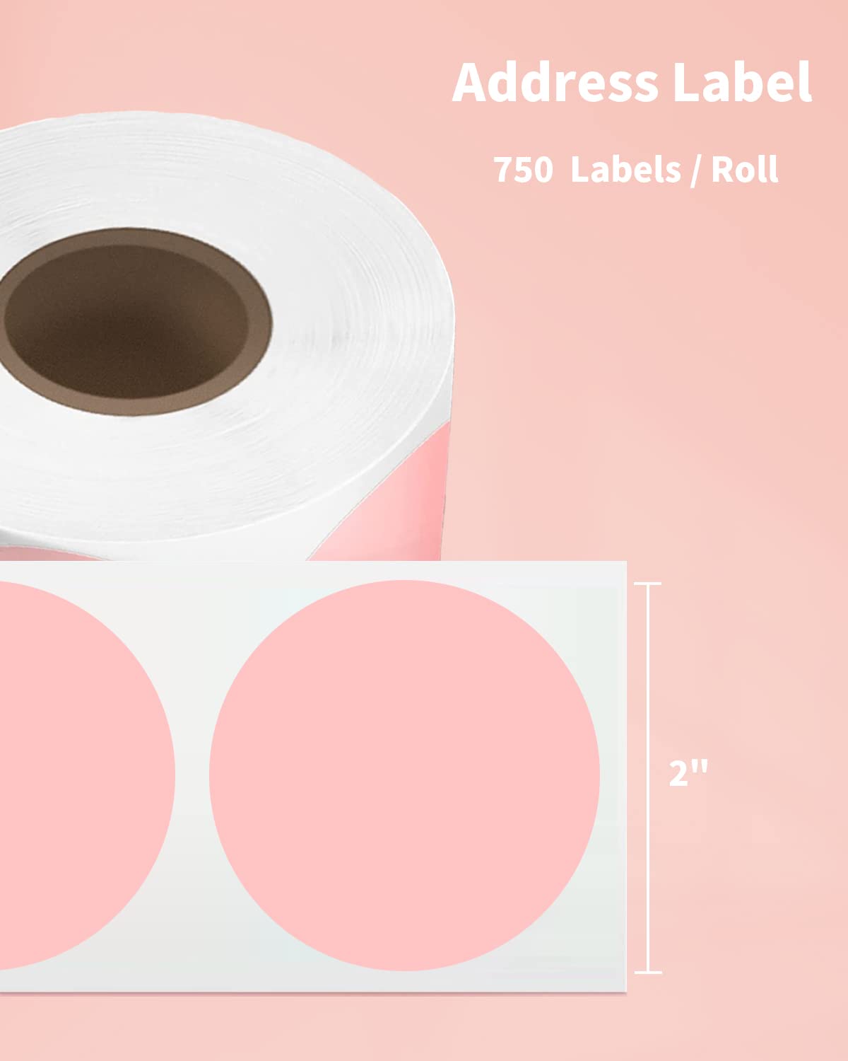 Phomemo PM241 Shipping Printer - Round Sticker Thermal Labels Colored review and price