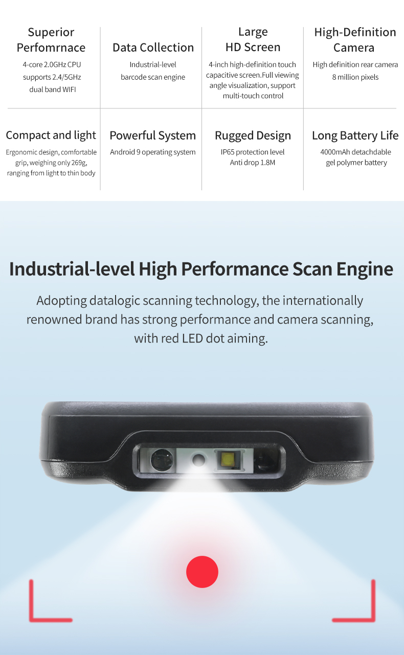 IP65 Rugged MC40-8768 PDA Barc - Handheld Pda Scanner Android Barcode review and price